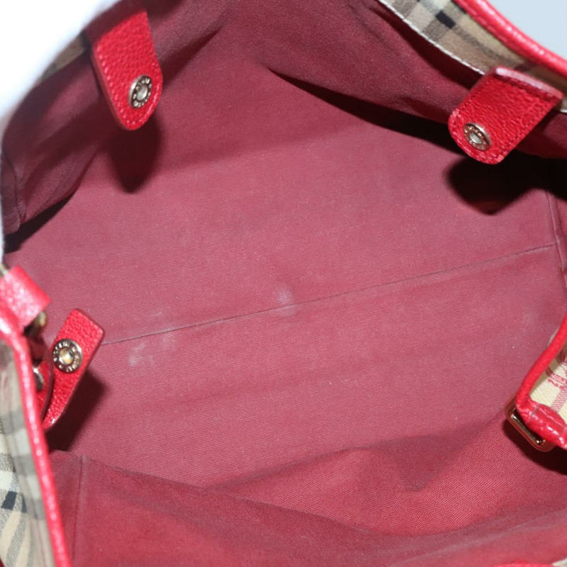 【日本直送】BURBERRY Nova 格紋肩背包 PVC 米色 金色 正品 133163-9