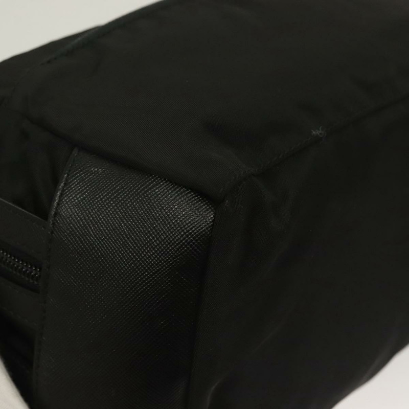 【日本直送】PRADA 手拿包 尼龍皮革 黑銀色 正品 ki5843-14