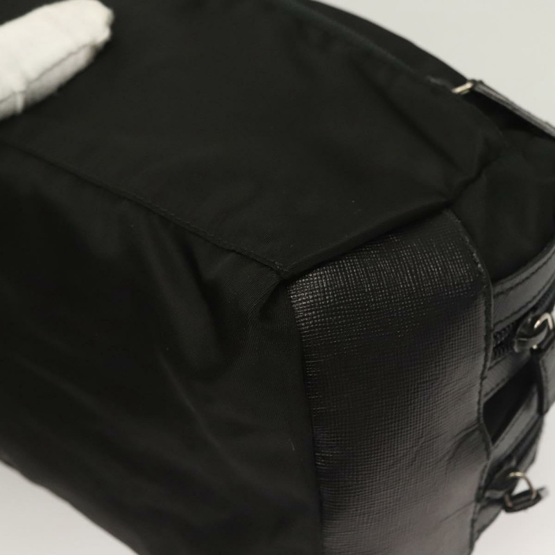 【日本直送】PRADA 手拿包 尼龍皮革 黑銀色 正品 ki5843-15
