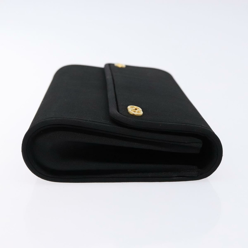 【日本直送】GUCCI 手拿包 帆布 黑金色 正品 yk18984-2