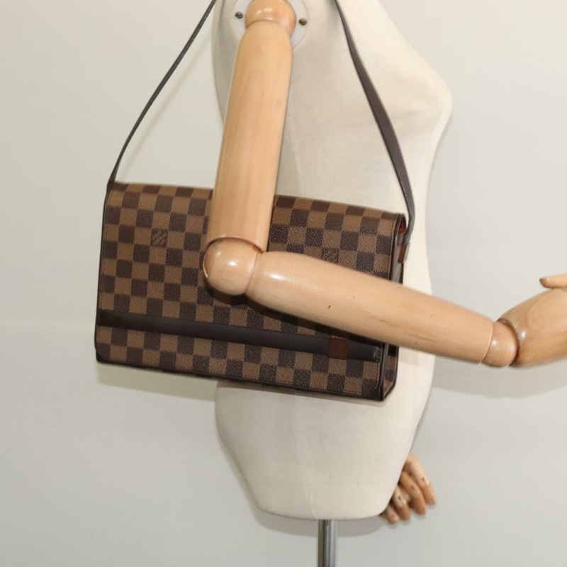 【日本直送】路易威登 Damier Ebene Tribeca Ron 單肩包 N51160 LV 正品 BA4072-22