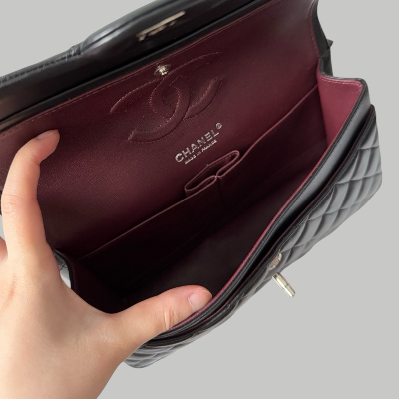 Chanel Lambskin CF25 SHW 羊皮25cm-8