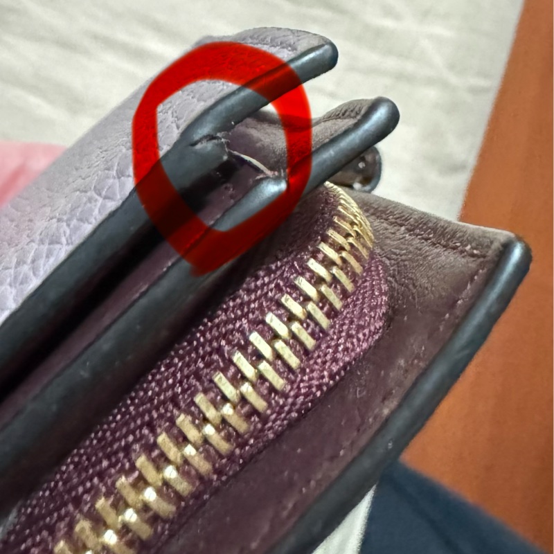 LOEWE 柔軟粒面小牛皮小型拉鍊短錢包-8