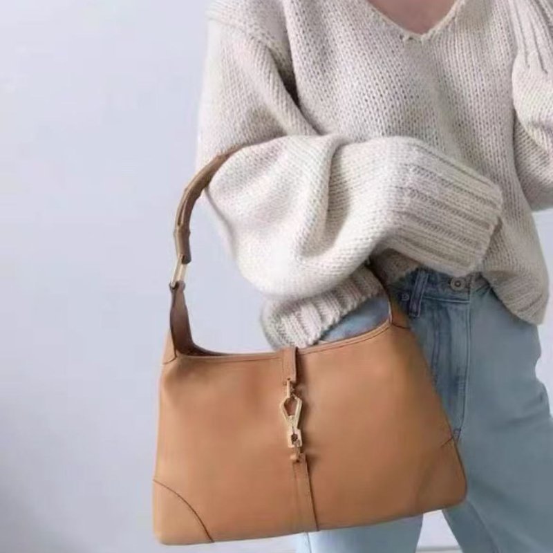 gucci 竹柄jackie竹節手提腋下包 31*21 99新配件塵袋-0