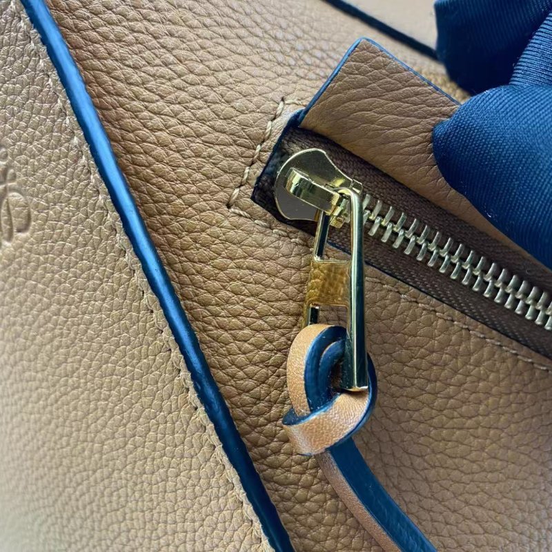 LOEWE Hammock 焦糖色吊床包荔枝牛皮腋下包小號 99新 配件塵袋-3