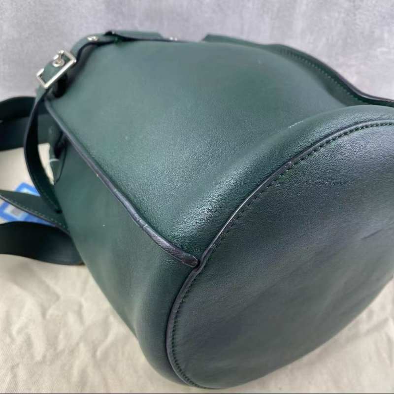 Celine bigbag 墨綠色水桶包 97新 配件塵袋-3