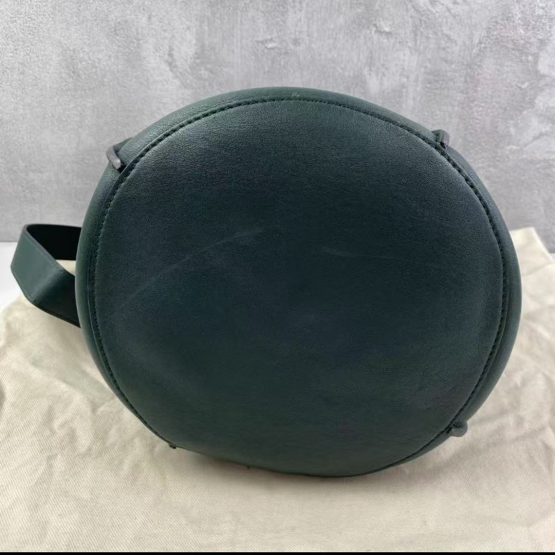 Celine bigbag 墨綠色水桶包 97新 配件塵袋-6