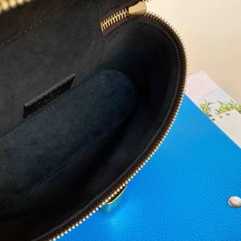 lv 新款老花拚色vanity化妝盒 芯片款 19*6*12cm 99新 配件塵袋-2