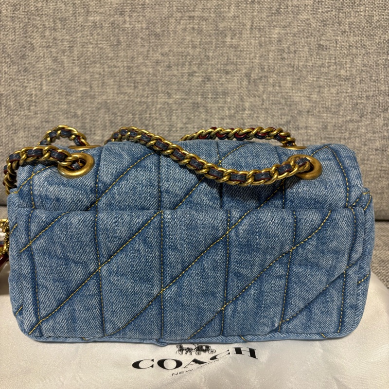 Coach 單寧牛仔藍包-4