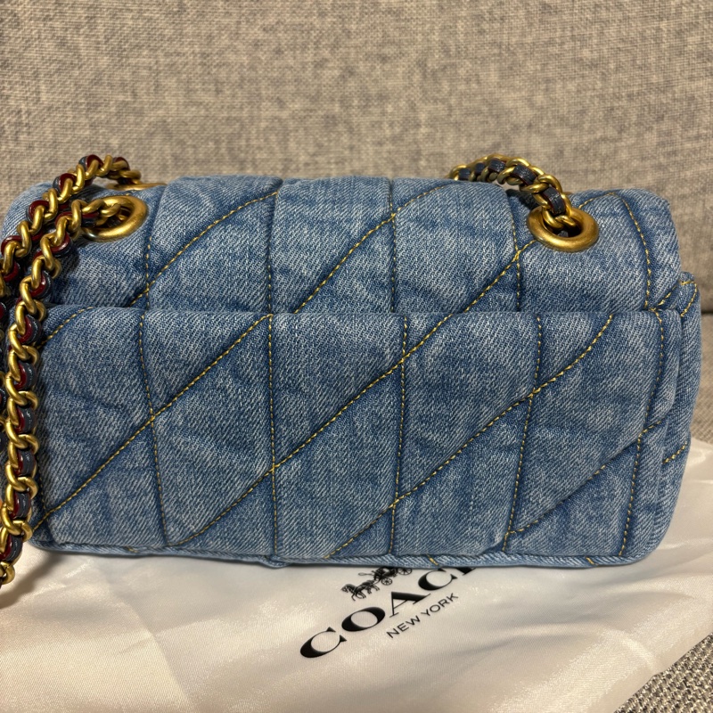 Coach 單寧牛仔藍包-6