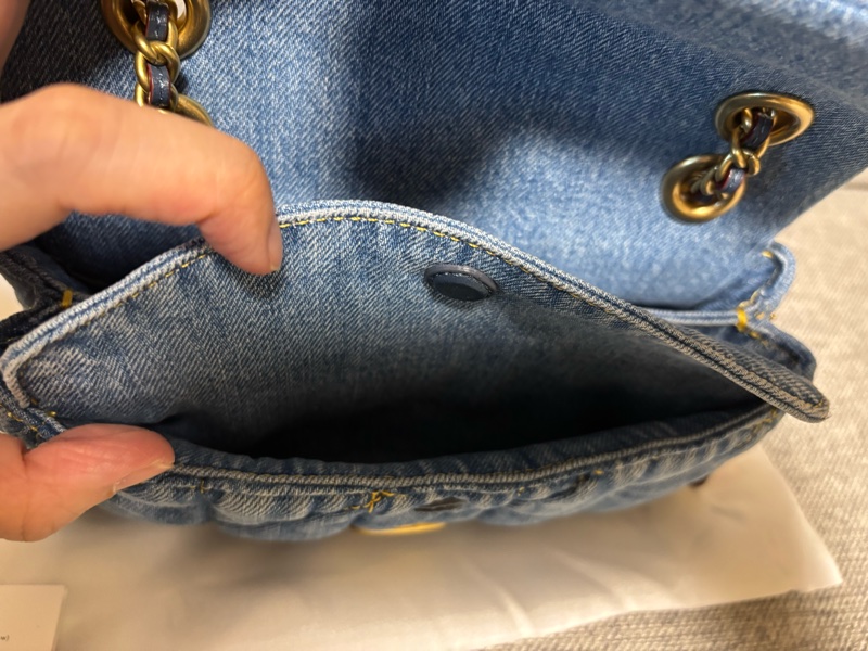 Coach 單寧牛仔藍包-9