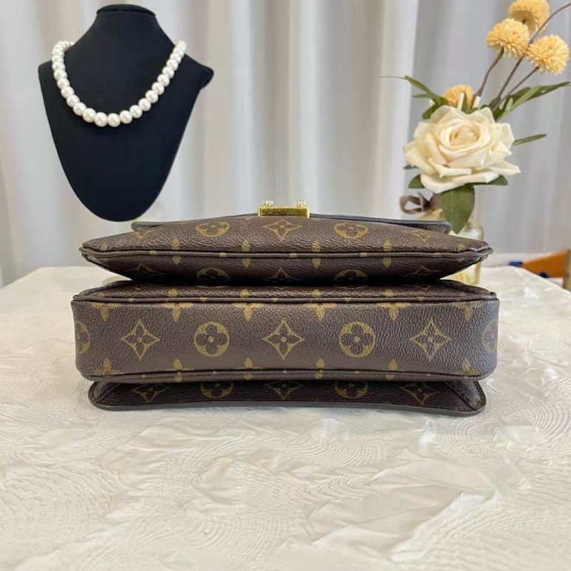 LV Pochette Metis 老花郵差包25*19*7 99新 配件塵袋-5