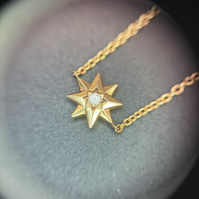 Christine Dior 手鍊 Etoile des Vents 八芒星系列18k玫瑰金羅盤手鍊-1