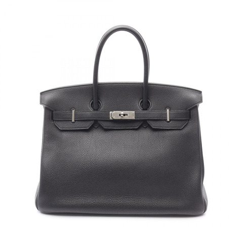 HERMES Birkin 35 手提包 Togo 皮革 黑色 二手 女士 SHW O