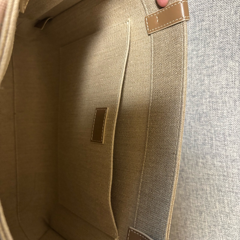 Chloe Woody tote bag 刺繡胭脂粉帆布托特包-9