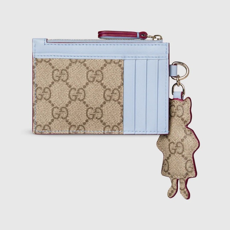 日本限定 gucci 樋口裕子聯名限定皮革鑰匙包 卡包-3