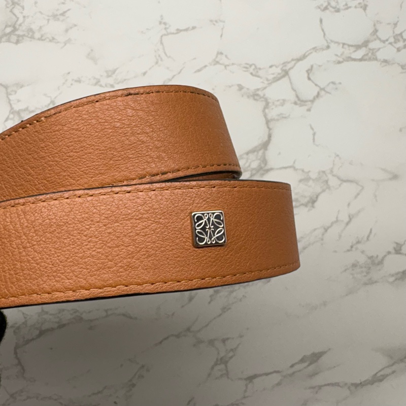 LOEWE羅意威｜Hammock Medium 子母吊床包 棕色焦糖色銀扣 中號-8