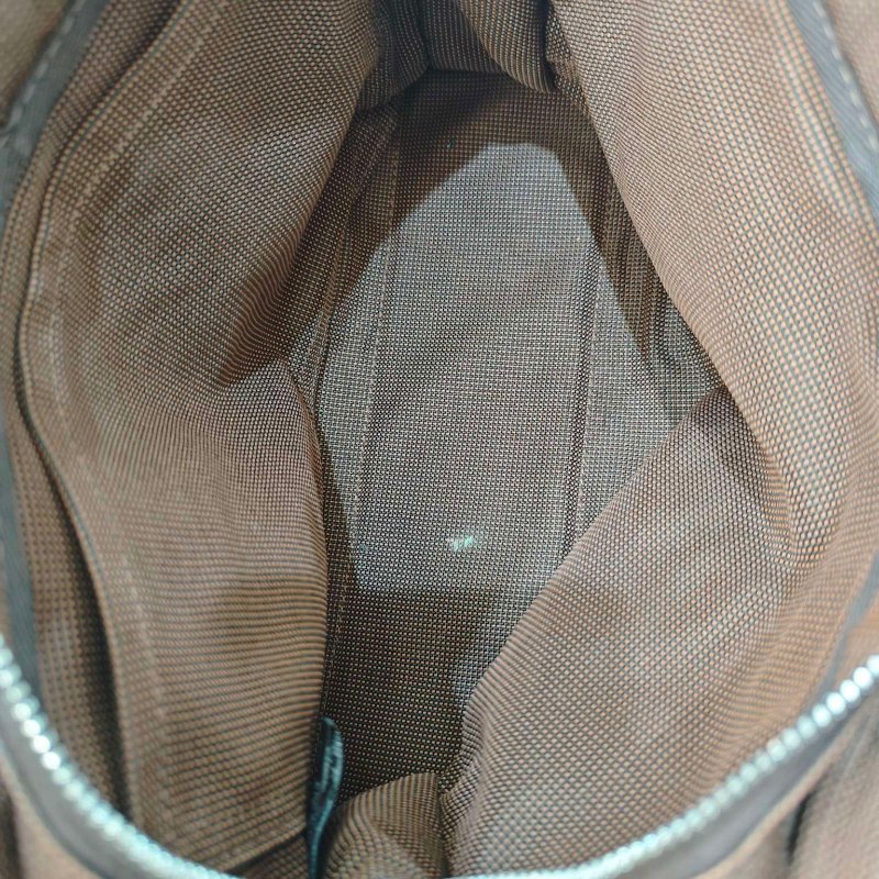 Hermes Vintage Ale Line MM 銀扣手挽灰色/啡色袋小號-1