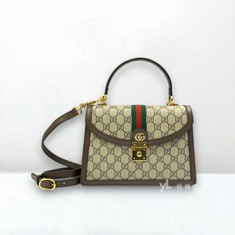 GUCCI GG Ophidia織帶手提肩背包