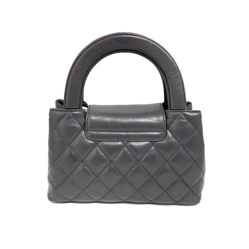 △ Chanel 香奈兒 Mini Kelly Gray Calfskin Gold Tone Metal Chain 2Way Bag AS4416 灰色小牛皮金色金屬鏈條兩用袋 AS4416 -257015739-1