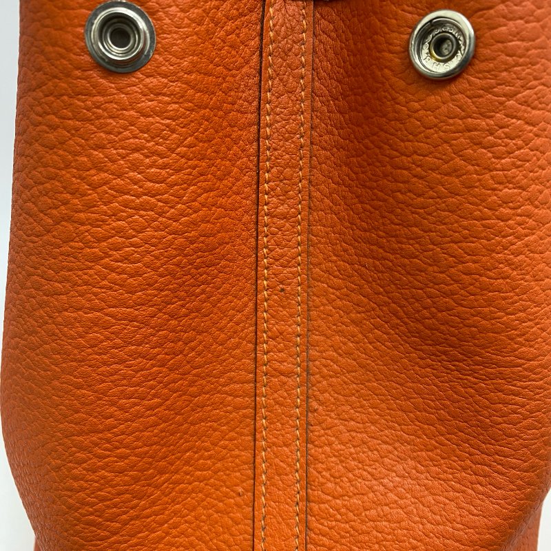 △ Hermes 愛馬仕 Garden Party 36 Orange Negonda Calfskin Palladium-plated Hardware Handbag Stamp T 橙色小牛皮銀扣手袋T刻 -257016190-12