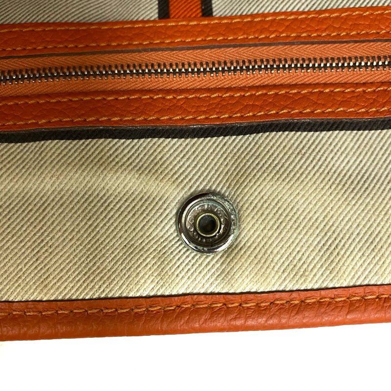 △ Hermes 愛馬仕 Garden Party 36 Orange Negonda Calfskin Palladium-plated Hardware Handbag Stamp T 橙色小牛皮銀扣手袋T刻 -257016190-21