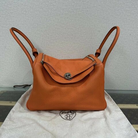 HERMES 銀扣Lindy34手提肩背包 34*21*16 99新配件塵袋