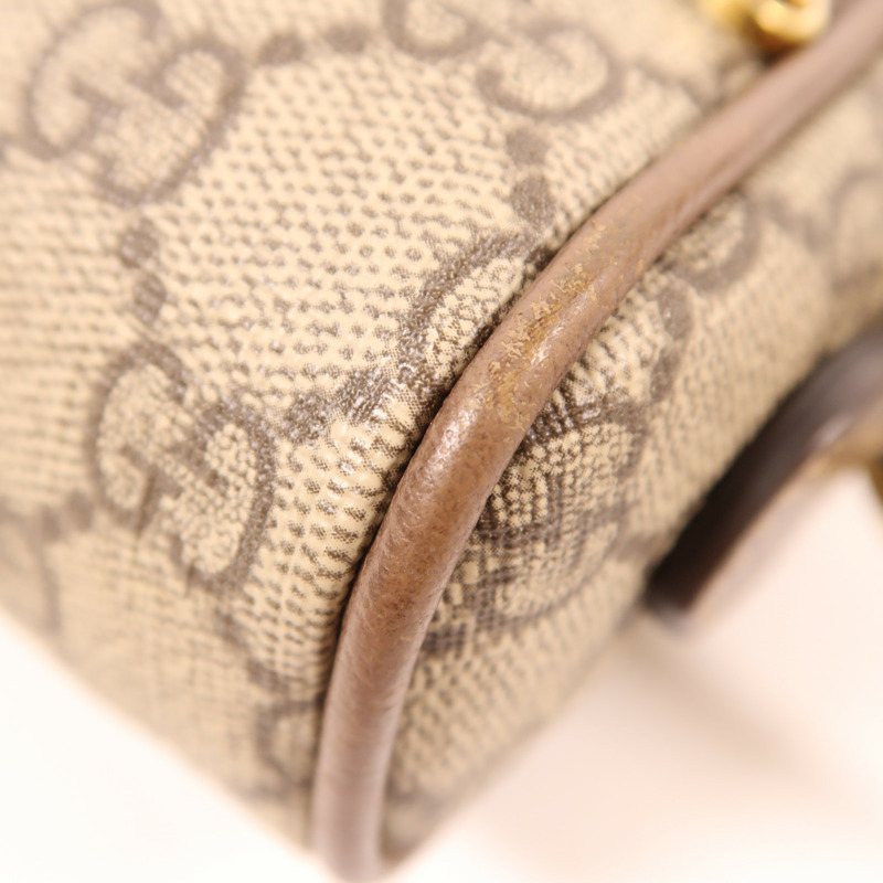 GUCCI 塗層帆布Ophidia Mini金扣肩背袋-5