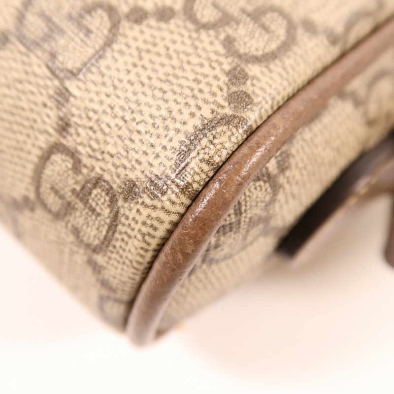 GUCCI 塗層帆布Ophidia Mini金扣肩背袋-7