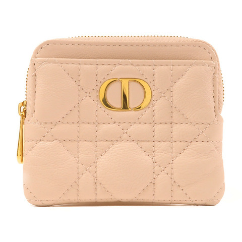 Dior 牛皮皮革Card Lavender金扣卡片套