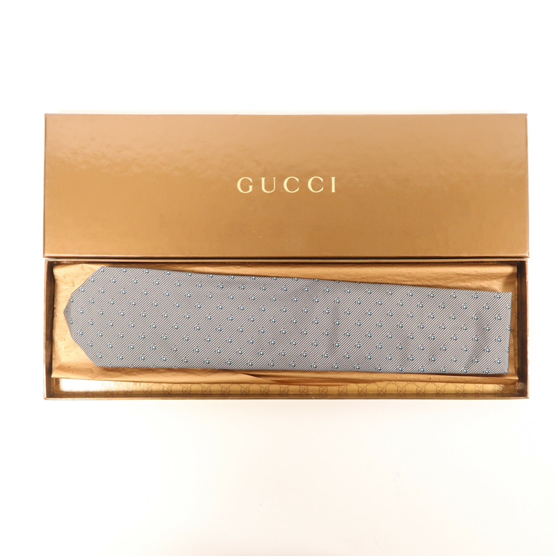 GUCCI 絲質Necktie領帶-9