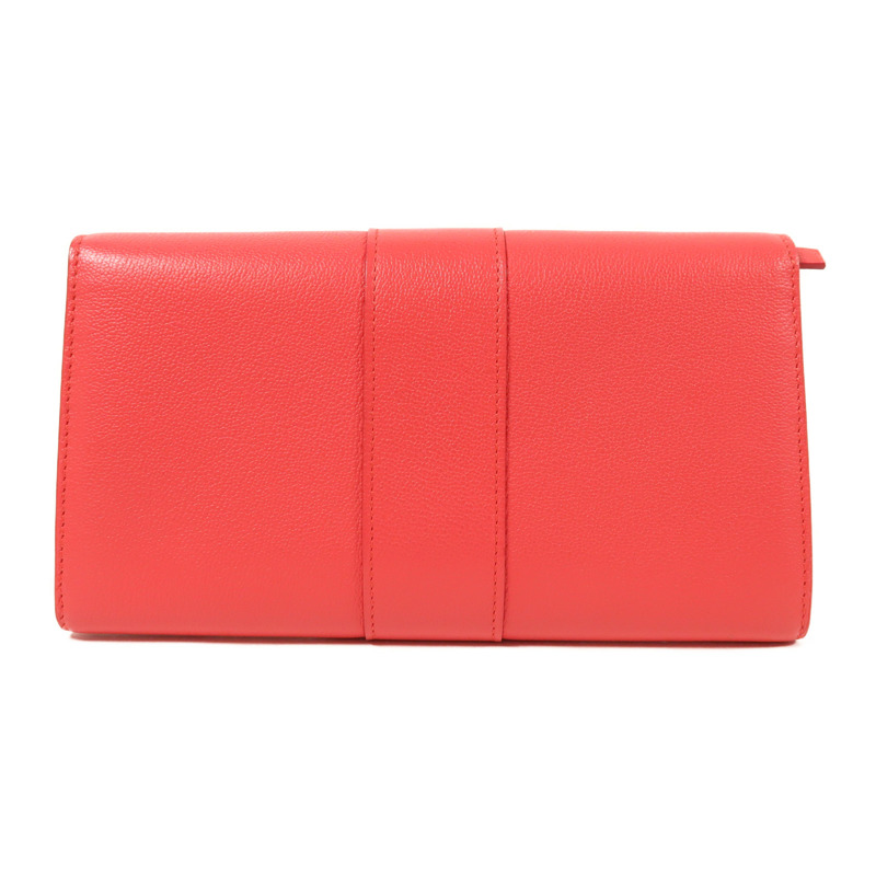 Delvaux 牛皮皮革Brillant Long Wallet銀扣長錢包-1