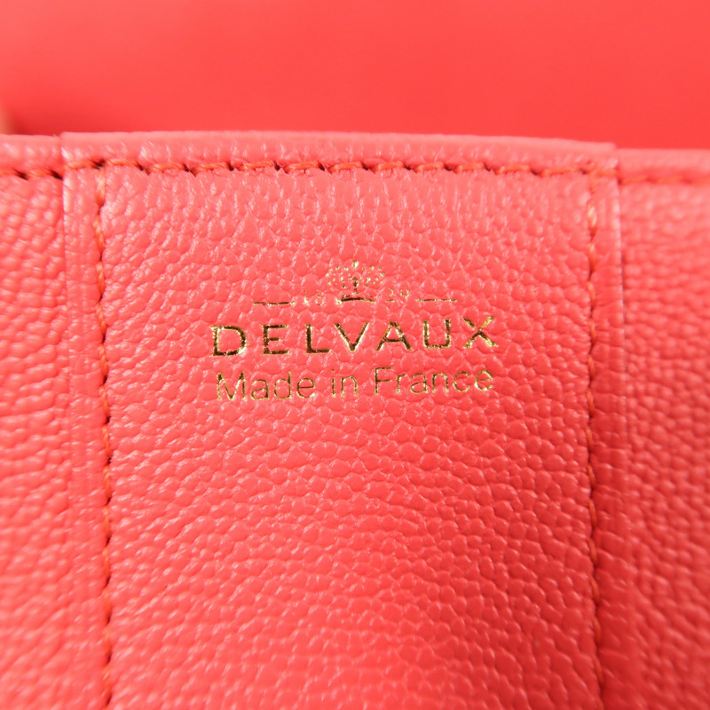 Delvaux 牛皮皮革Brillant Long Wallet銀扣長錢包-5