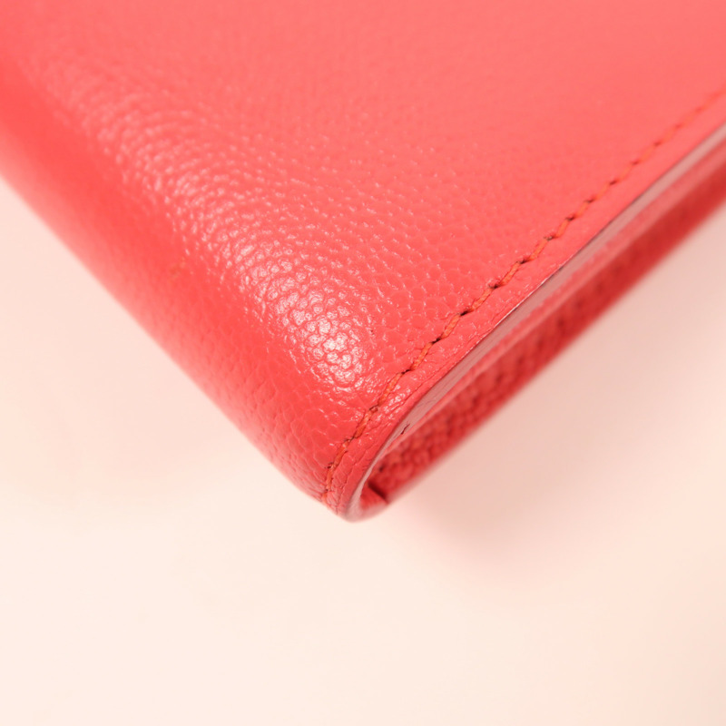 Delvaux 牛皮皮革Brillant Long Wallet銀扣長錢包-8