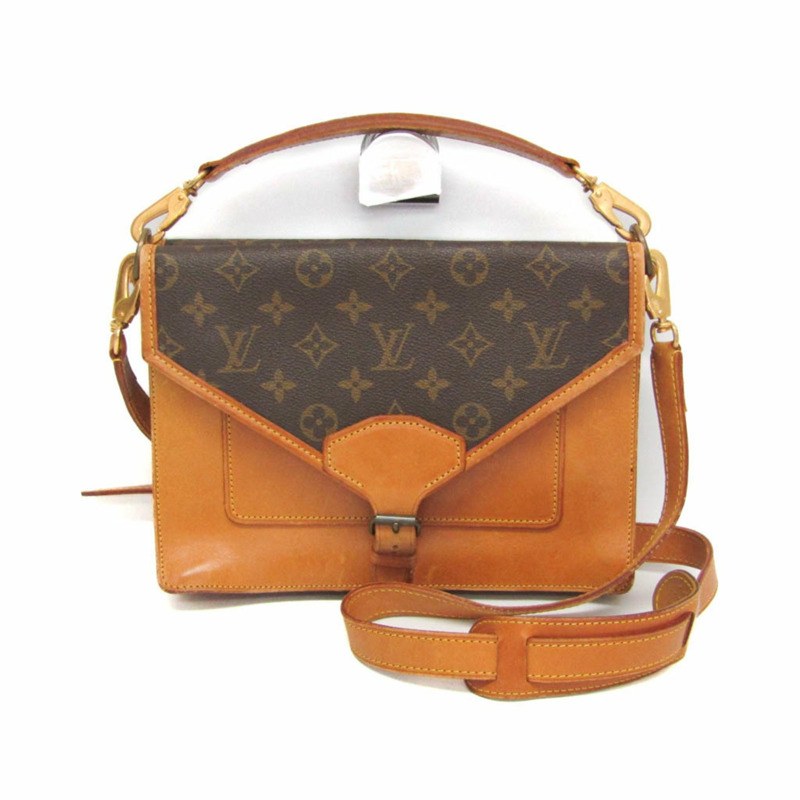 Louis Vuitton Monogram Sack Bifus M51310 男士、女士手提包、單肩包 棕色-0