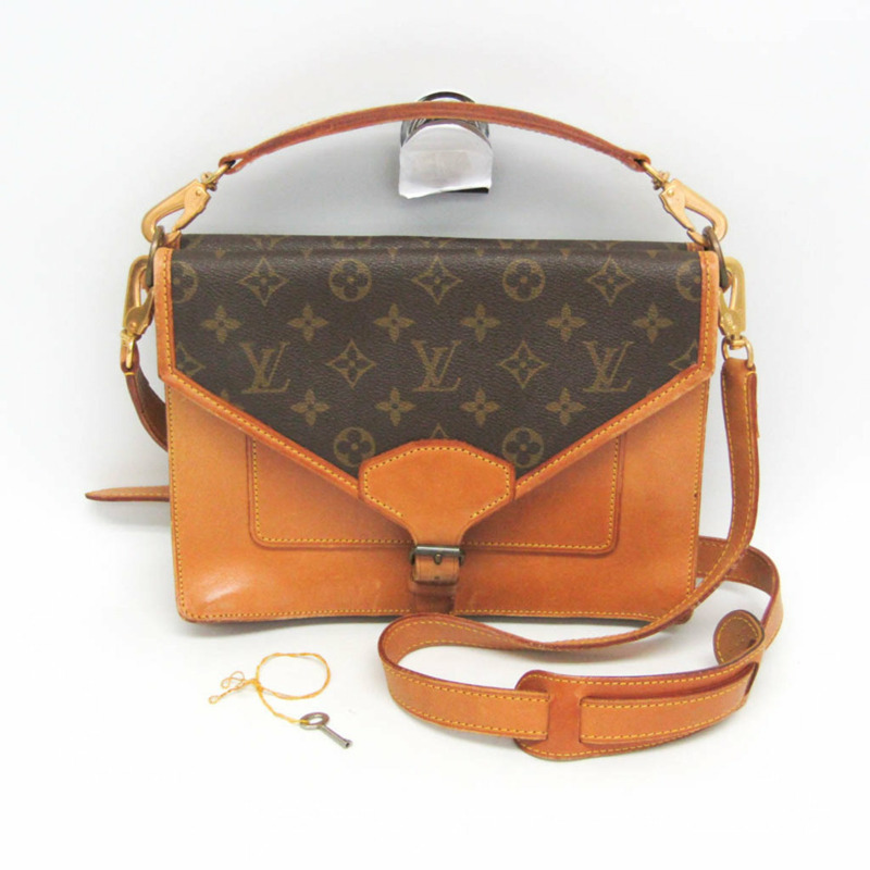 Louis Vuitton Monogram Sack Bifus M51310 男士、女士手提包、單肩包 棕色-1