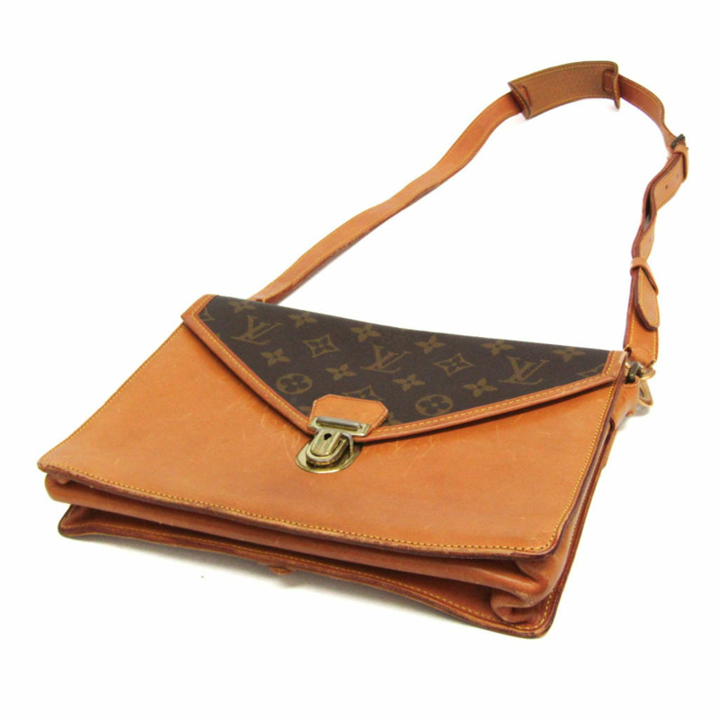 Louis Vuitton Monogram Sack Bifus M51310 男士、女士手提包、單肩包 棕色-2