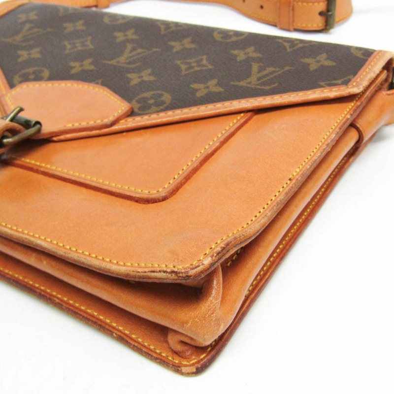 Louis Vuitton Monogram Sack Bifus M51310 男士、女士手提包、單肩包 棕色-6