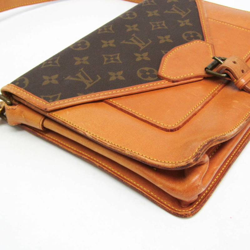 Louis Vuitton Monogram Sack Bifus M51310 男士、女士手提包、單肩包 棕色-7