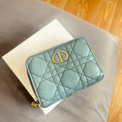 DIOR 霧霾藍短夾