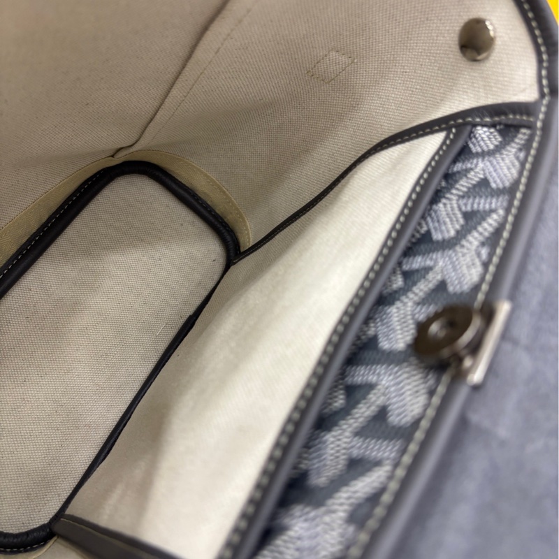 Goyard戈雅 Mini Alpin 雙肩包 灰色 25年1月購證，閒置99新-7