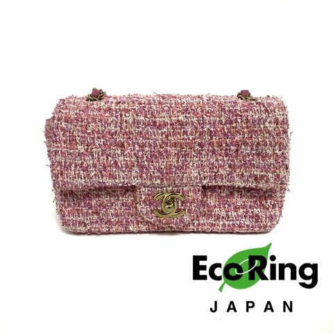 △ Chanel 香奈兒 CF20 Pink Tweed Gold Tone Metal Chain Cross-body Bag A69900 粉紅色斜紋軟呢金色金屬鏈條斜背袋 A69900 -257015740