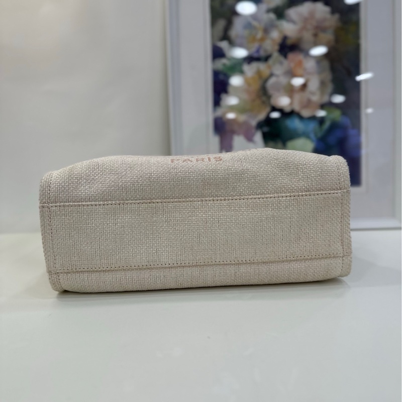 Chanel香奈兒粉紅沙灘包📐尺寸26*41*17cm,23開有卡-5