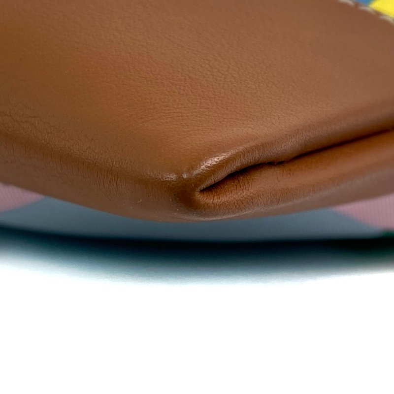 △ Hermes 愛馬仕 Multicolor 100% Silk Palladium Plated Metal Silk City Shoulder Bag Stamp D 多色100%絲質鍍鈀金屬肩背袋D刻 - 257016512-10