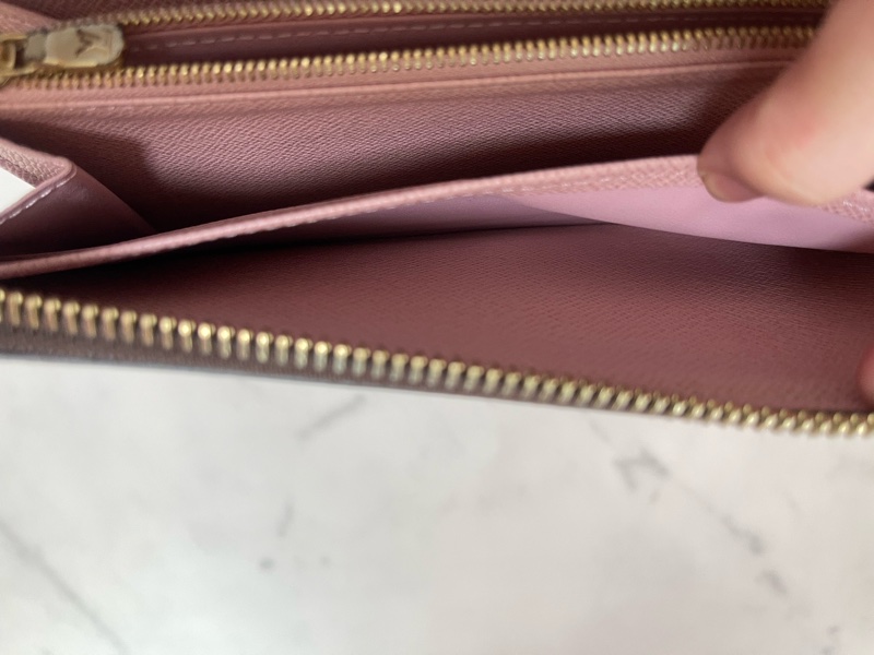 lv 長夾 粉紅色-14