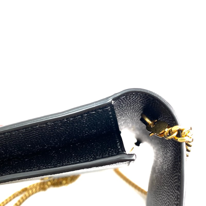 △ Saint Laurent 聖羅蘭 Black Caviar Skin Chain Shoulder Bag 黑色粒紋小牛皮鎖鏈肩背袋 - 257016790-17