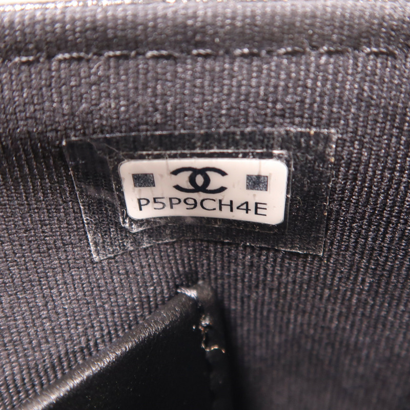 CHANEL 牛皮皮革Chain Shoulder Bag金扣鏈帶肩背袋-11