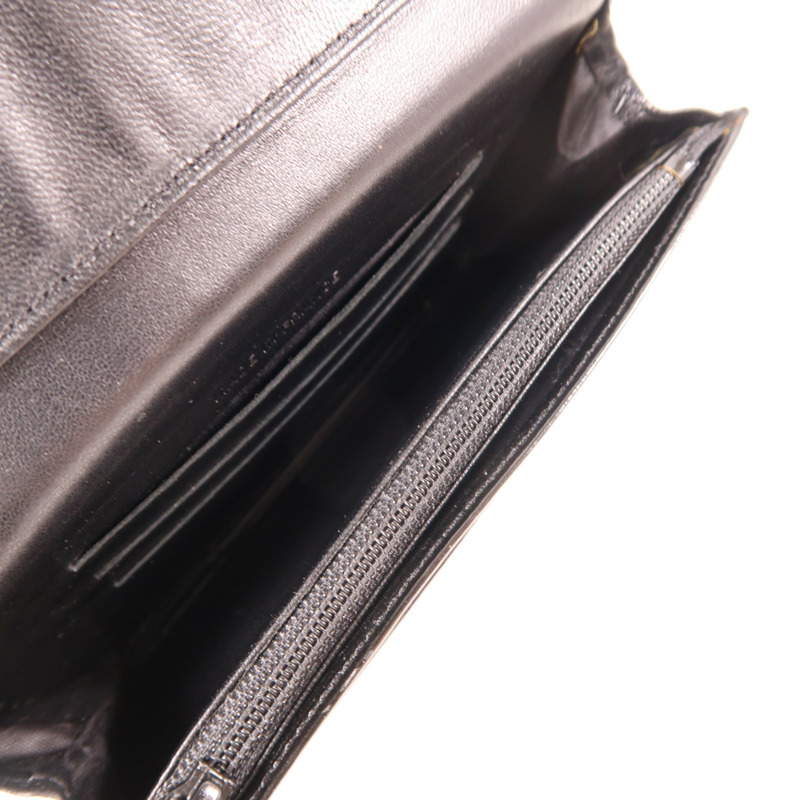 CHANEL 漆皮皮革Wallet銀扣錢包-4