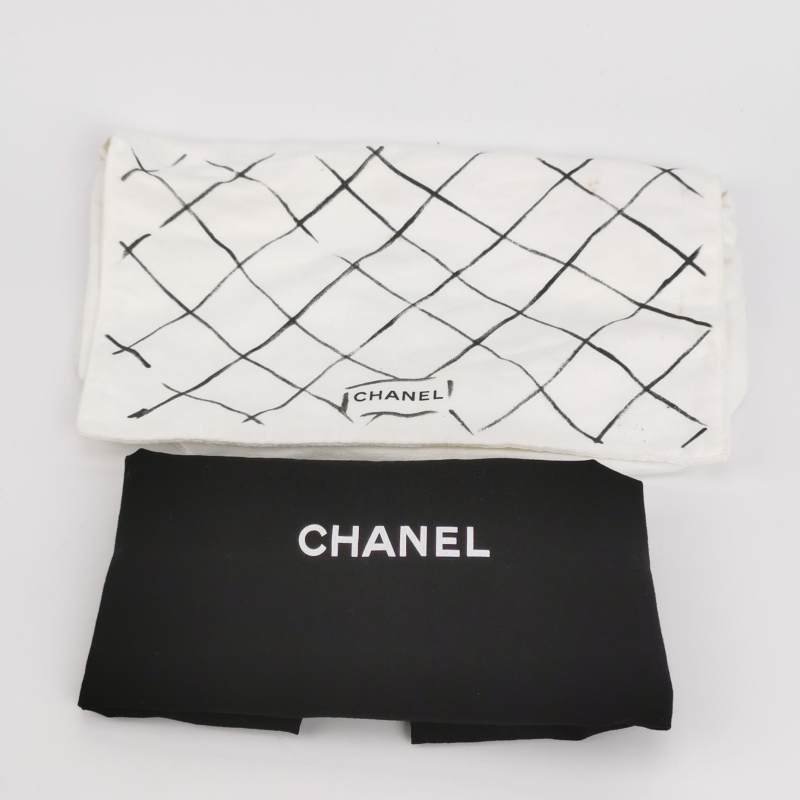 Chanel 2.55 Flag Bag 經典款 大號 油蠟皮 菱格絎縫 長方形旋扣 單肩包-9