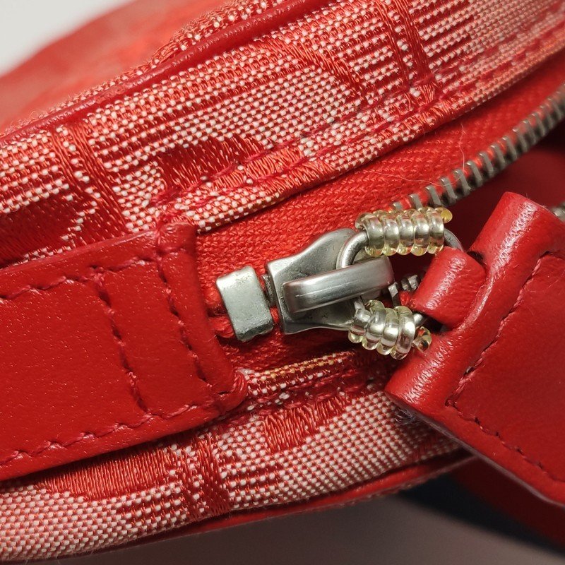 Chanel Travel Line 帆布 拼色 雙C Logo 冰格紋 中古手提包-8